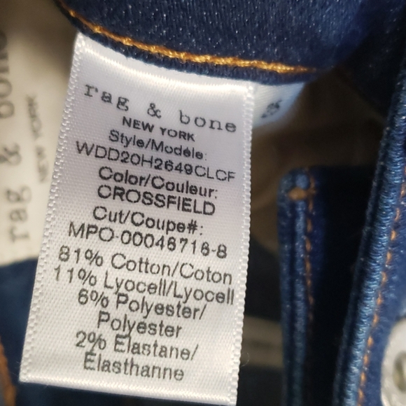 Rag & Bone Nina High-Rise Ankle Flare Jeans Weekends Size 25 NEW - Picture 15 of 17
